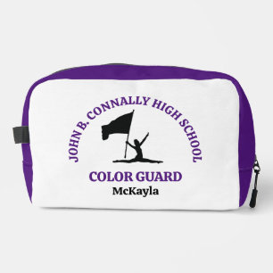 Trousse De Toilette Garde de couleur de lycée violet Personnalisé