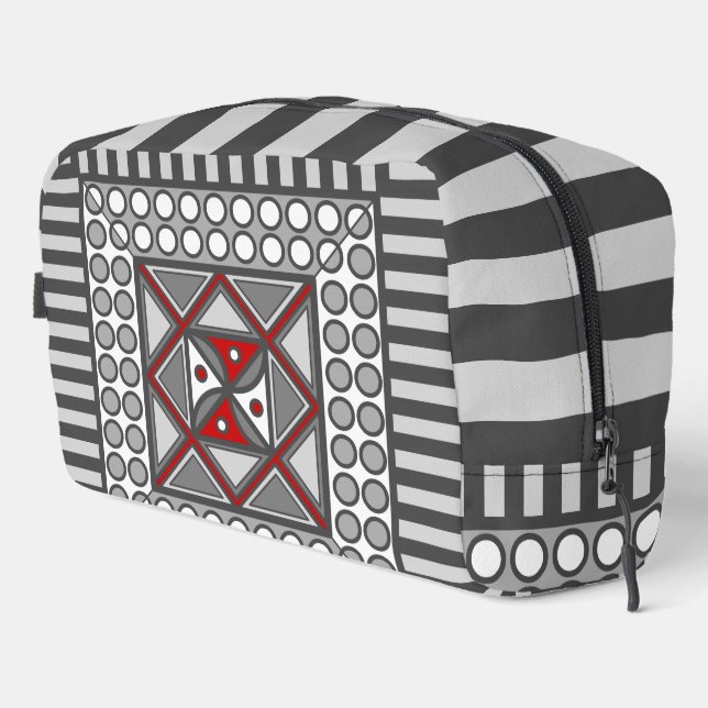 Trousse De Toilette Géométrique Alterné (Coin droit)