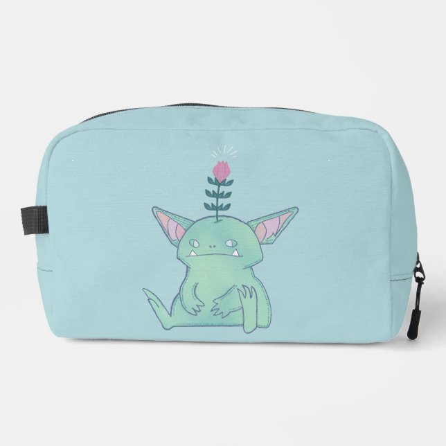 Trousse De Toilette Gérald le Gobelin | Créature Fantastique Mignonne  (Recto)