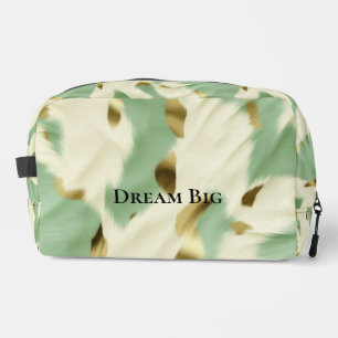 Trousse De Toilette Glam Gold Mint Cream Cowgirl Cowhide