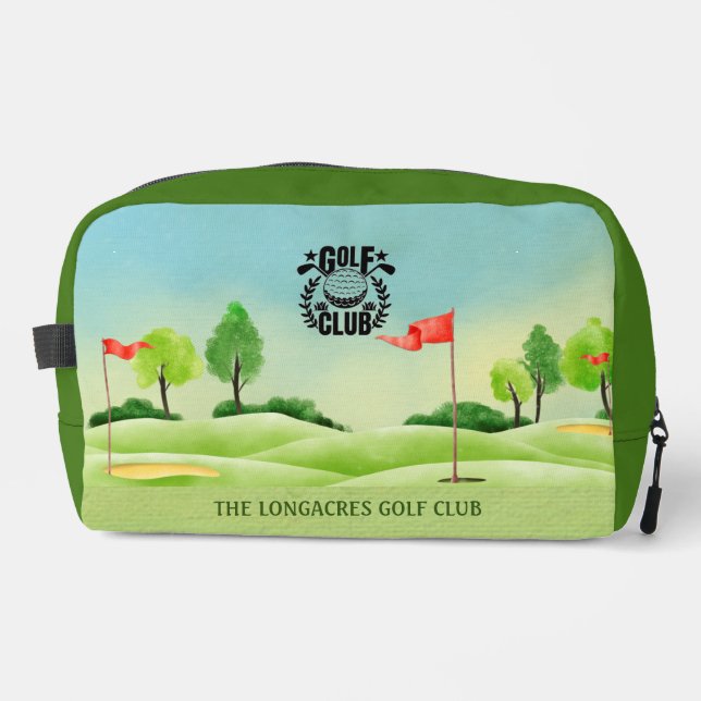Trousse De Toilette Golf Club League Nom du logo de l'entreprise (Recto)