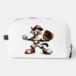 Trousse De Toilette Goofy Cat Baseball Pitcher Monte