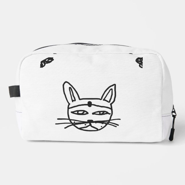 Trousse De Toilette Gothic cat pencil bag (Recto)