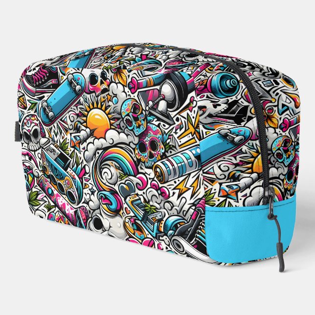 Trousse De Toilette Graffiti Art urbain (Coin droit)