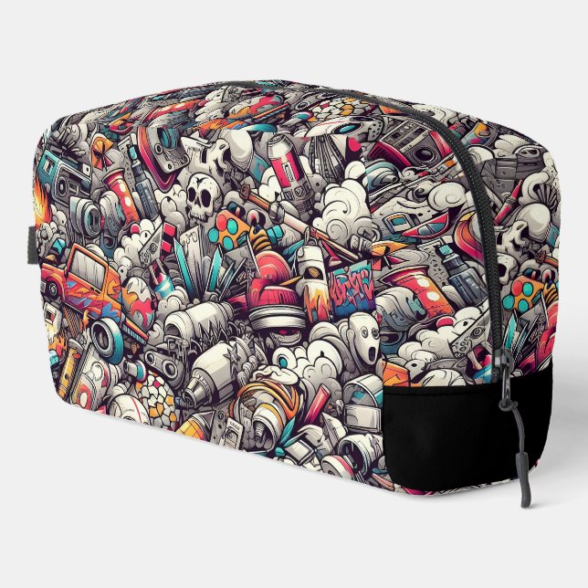 Trousse De Toilette Graffiti Art urbain (Coin droit)