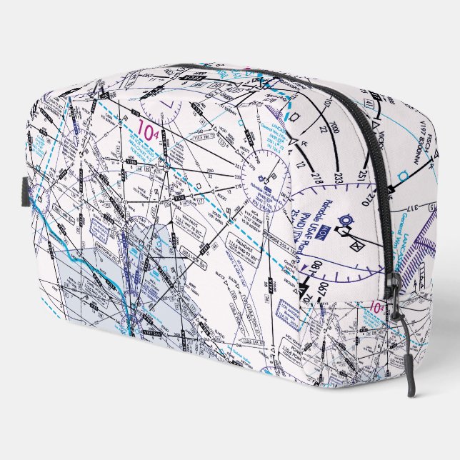 Trousse De Toilette Graphique aéronautique (Coin droit)