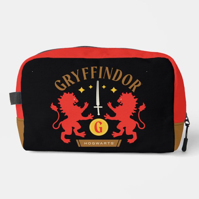 Trousse De Toilette GRAYFFINDOR™ Maison double Lion épée graphique (Recto)