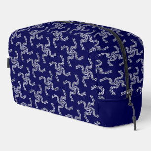 Trousse De Toilette Guirlande de Noël Bleue, Décoration de Noël, Xmas