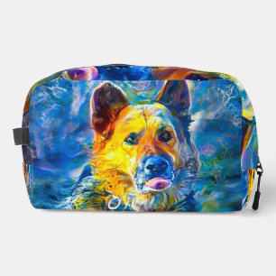 Trousse De Toilette Halo : Portrait d'un berger allemand