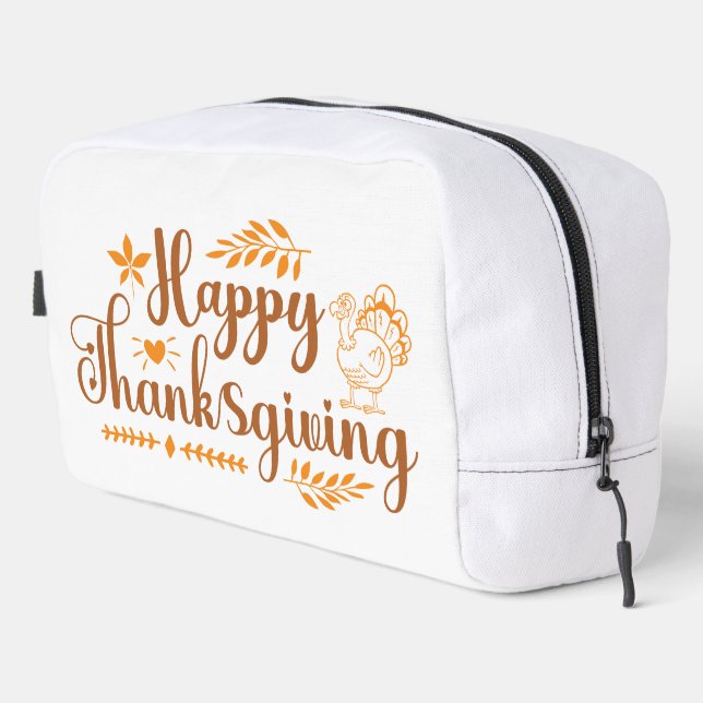 Trousse De Toilette Happy Thanksgiving (Coin droit)