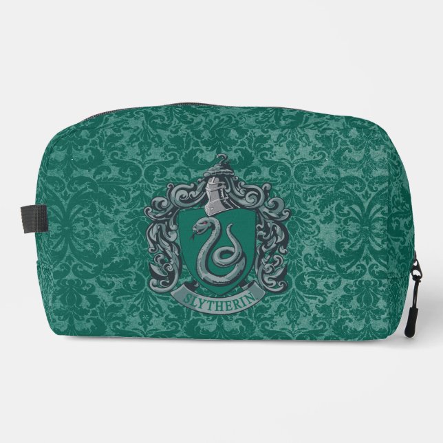 Trousse De Toilette Harry Potter | Blason de Serpentard Vert (Recto)
