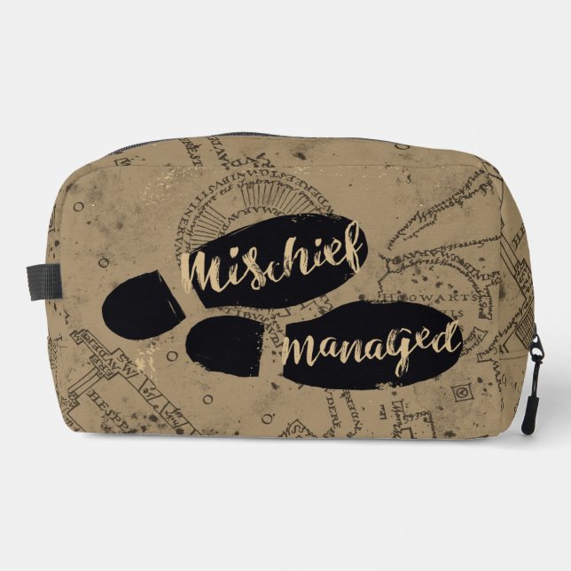 Trousse De Toilette Harry Potter | MÉFAIT RÉALISÉ™ Map Empreintes (Recto)