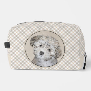 Trousse De Toilette Havanais Puppy Peinture Sable Original Pet Dog Art