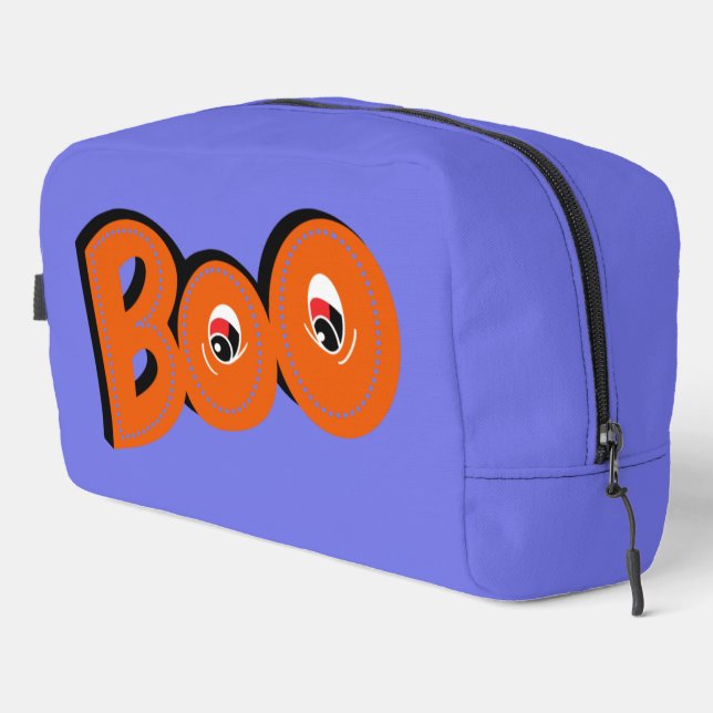 Trousse De Toilette Hey Boo Je T'Ai Craigné Typographie Dessin Art (Coin droit)