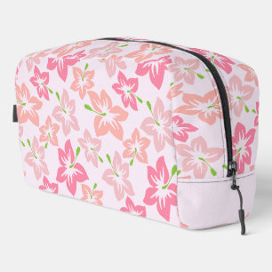 Trousse De Toilette Hibiscus Rose, Fleurs Roses, Motif De Fleurs
