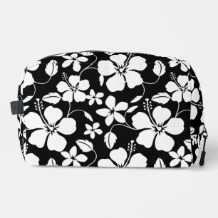TROUSSE DE TOILETTE HULA HAWAIENNE (HIBISCUS) NOIR