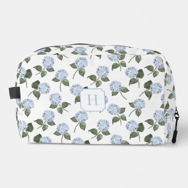Trousse De Toilette Hydrangea Hamptons Fleurs Monogramme (Recto)