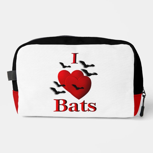 Trousse De Toilette I Heart Bats (Recto)