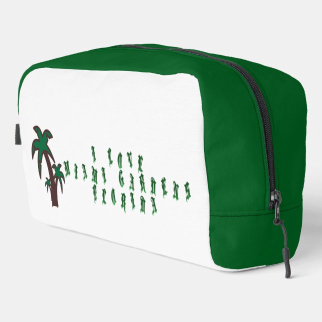 Trousse De Toilette I Love Miami Gardens Florida (Coin droit)
