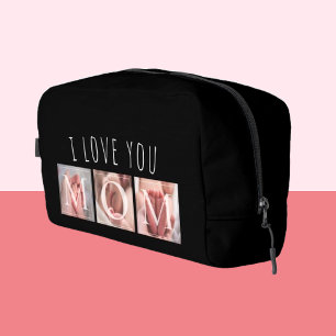 Trousse De Toilette I Love You Mom Photo Black