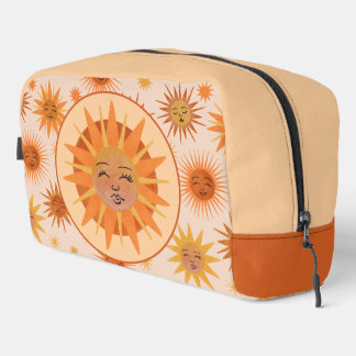Trousse De Toilette Illustration de l'aquarelle orange Sun Face