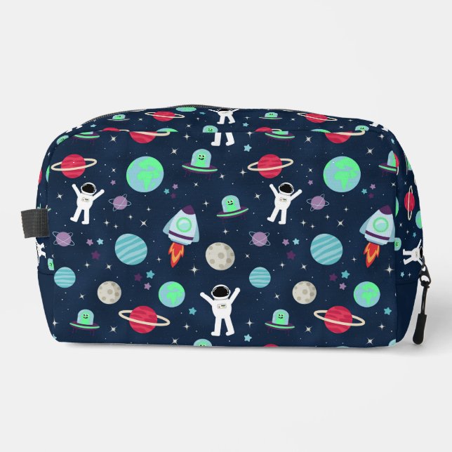 Trousse De Toilette illustration de motif spatial (Recto)