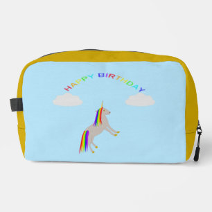Trousse De Toilette Imaginaire Anniversaire Unicorne arc-en-ciel et nu