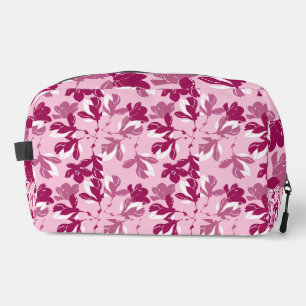 Trousse De Toilette Impression botanique de magnolia rose