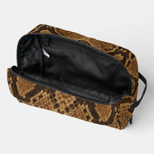 Trousse De Toilette Impression de peau de python