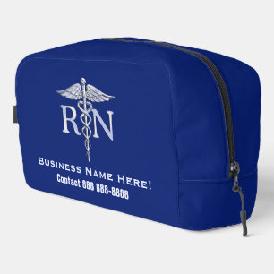 Trousse De Toilette Infirmière autorisée RN Caduceus avec texte