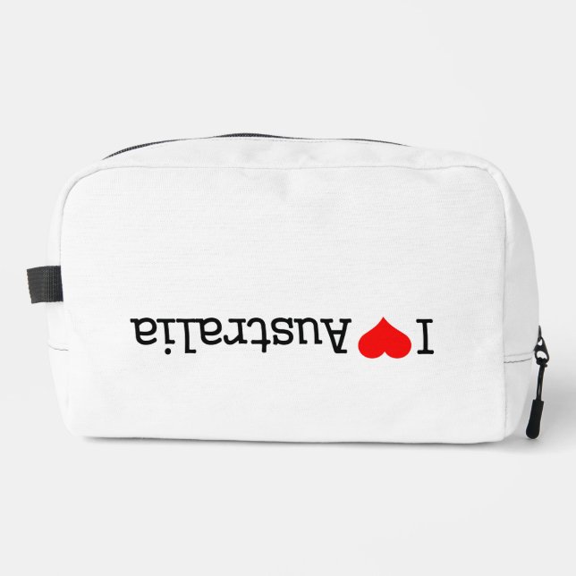 Trousse De Toilette J'aime l'Australie (Recto)