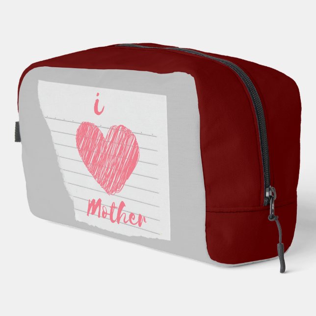 Trousse De Toilette j'aime ma mère (Coin droit)