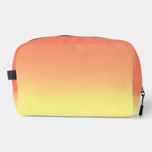 Trousse De Toilette Jaune Orange coucher de soleil ombre Kit Dopp