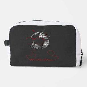 Trousse De Toilette Je Fais Ce Que Je Veux Typographie De Chat