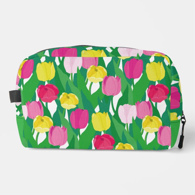 Trousse De Toilette Jolie tulipes. kit dopp (Recto)