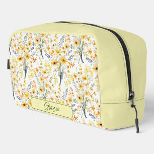 Trousse De Toilette Jolies fleurs sauvages jaunes de printemps personn