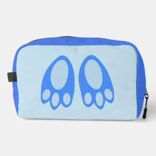 Trousse De Toilette Jolis pieds de lapin bleu bébé garçon Pâques