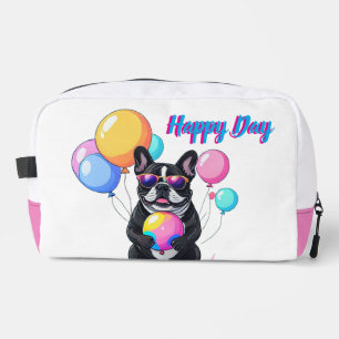 Trousse De Toilette Joyeux jour de Bulldog français Französische Bulld