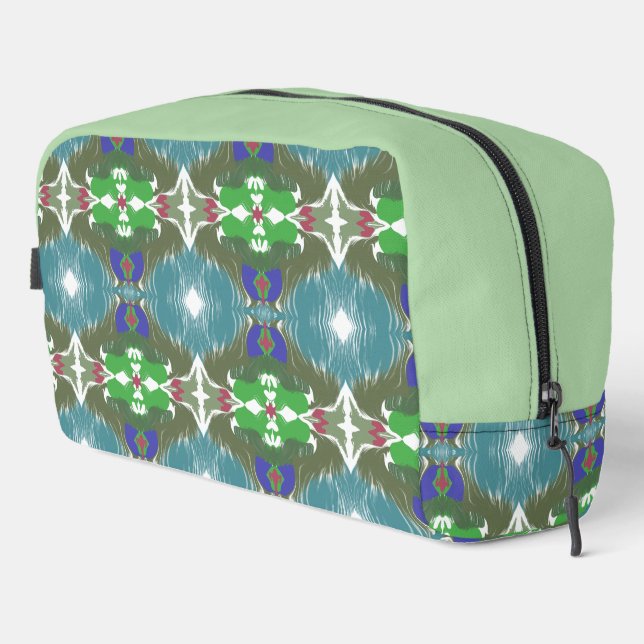 Trousse De Toilette Kaléidoscope de la marée émeraude (Coin droit)