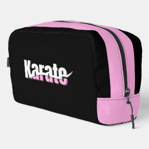Trousse De Toilette Karate Martial Arts Girl Rose