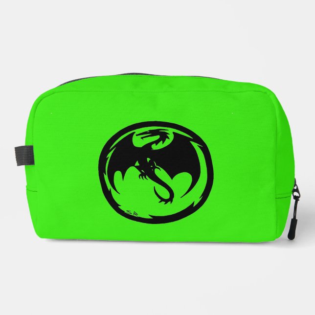 Trousse De Toilette Kit de dopage vert Dragon noir (Recto)