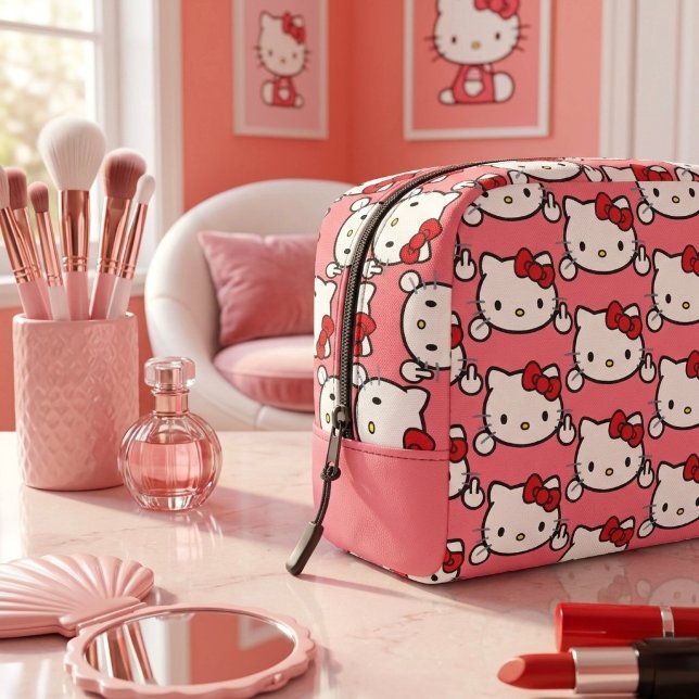 Trousse De Toilette Kitty Dopp Kit (Créateur téléchargé)