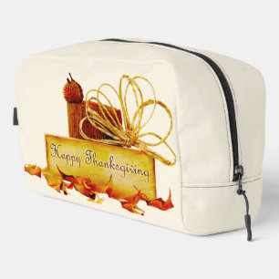 Trousse De Toilette l'ambiance chaleureuse et festive de Thanksgiving 