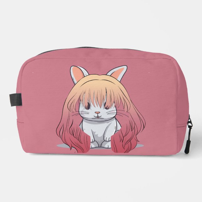 Trousse De Toilette Lapin à la perruque (Recto)