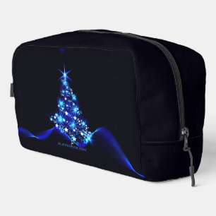Trousse De Toilette l'arbre de Noël stylisé et lumineux de SlipperyJoe