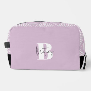 Trousse De Toilette Lavender Moderne Minimaliste Monogramme