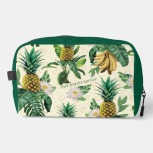 Trousse De Toilette Le Motif blanc Lotus Pineapple Paradise