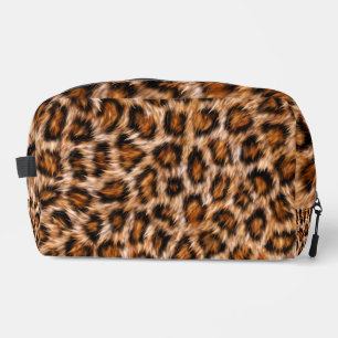 Trousse De Toilette Leopard Jaguar Chat fourrure Brown Motif-24609