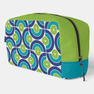 Trousse De Toilette les années 70 conception géométrique rétro