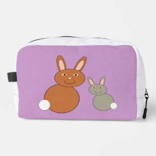 Trousse De Toilette Les lapins de la fête des mères à motif